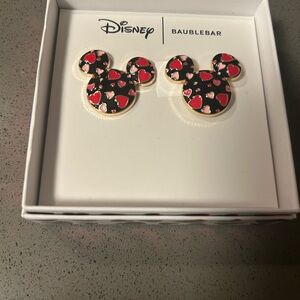 BaubleBar Disney Heart Stud Earrings